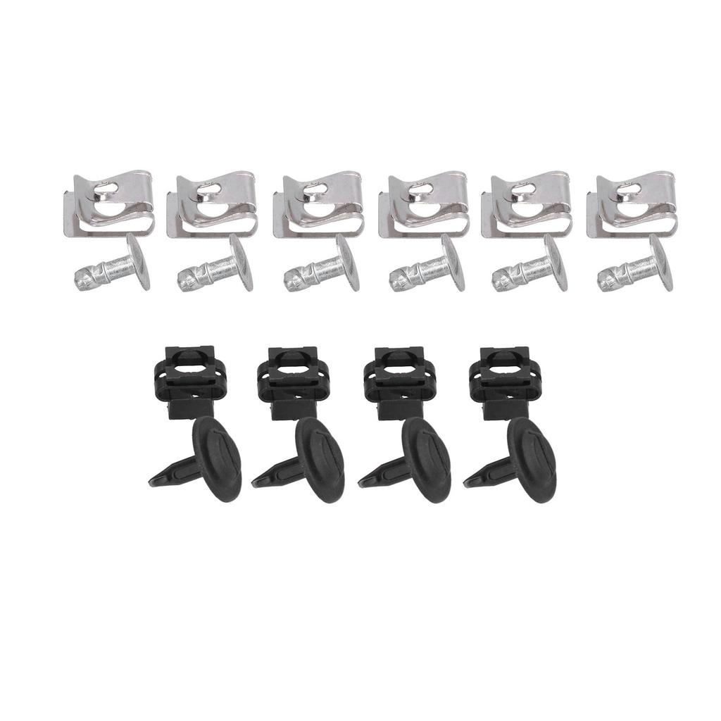 Engine Undertray Underbody Shield Fasteners Fixing Clips 4A0805163 Replacement for A3 A4 A6 A8