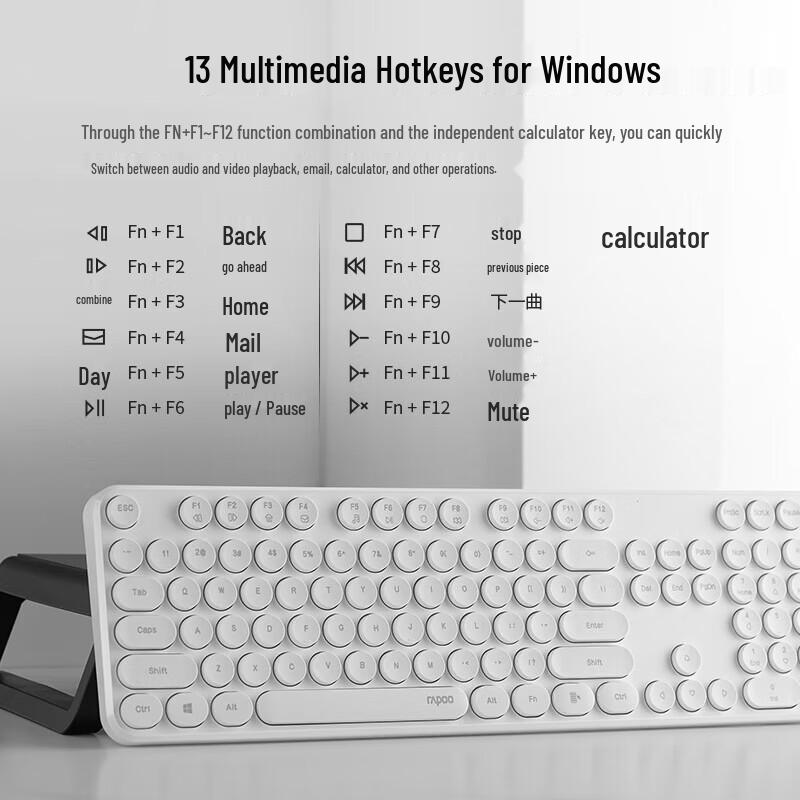 Rapoo X260S Wireless Keyboard and Mouse Combo