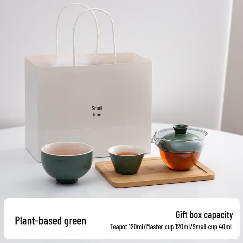 Chaxun Portable Ceramic Travel Tea Set