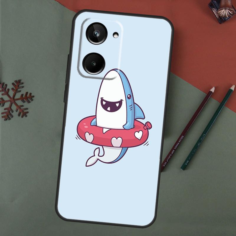 whale sharks Case For Realme C55 C51 C75 C63 C61 C53 C35 C65 C67 C71 11 12 13 14 15 Pro Plus GT6 GT7 Pro