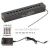 Fiber Optic Lights Kit 12 Holes 6W White Light Meteor Fiber Optic Light with 20 Meteor Modes