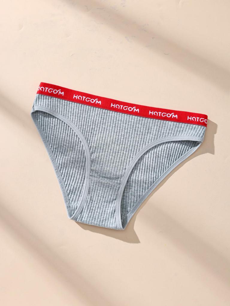 7Pcs Women Panties Striped Briefs Sexy Women Underpants Breathable Cotton Panty Female Underwear Low Waist Ladies Lingerie XS-L