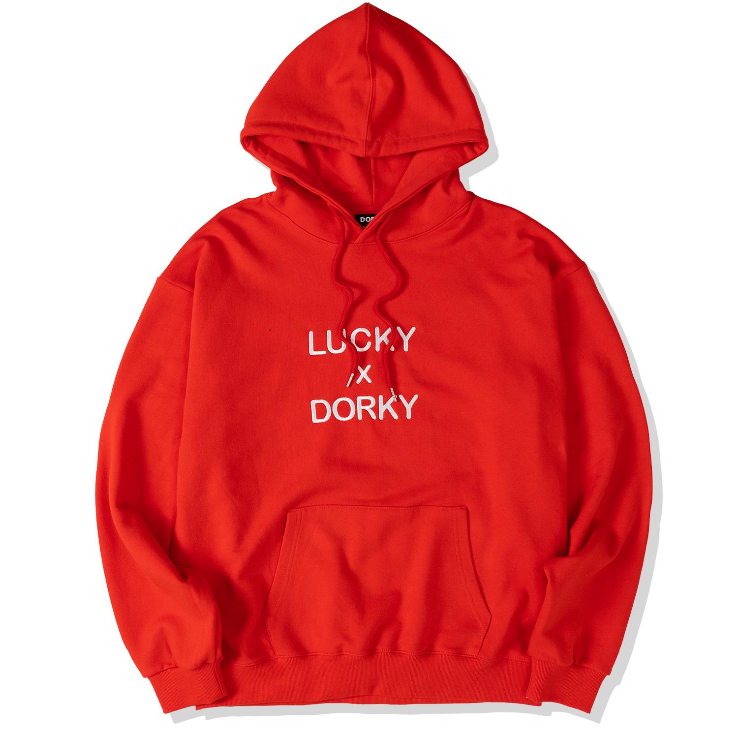 Dolki Lucky Seven Oversized Hoodie Red M