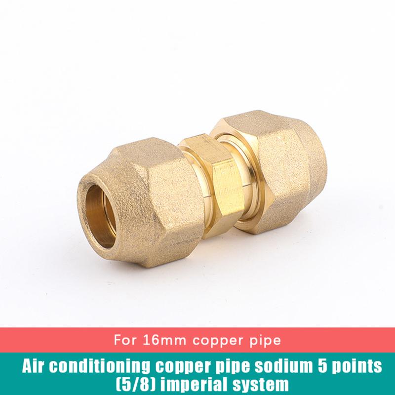 1 Stück 2 3 4 5 mm Schnellverbinder Gerades Rohrverlängerungsstück Schweißfreie Fittings Mit Bördelmuttern Kupferverbinder