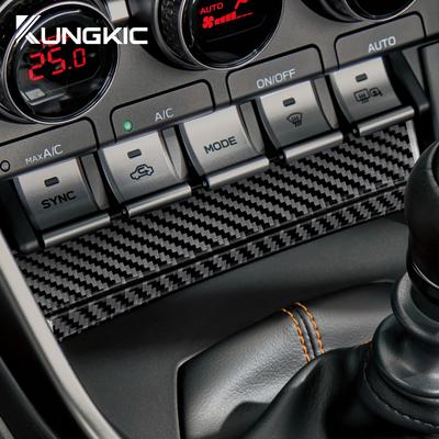 Real Soft Carbon Fiber Interior Trim For Subaru BRZ Toyota GR86 2025 2025 2025 2025 AC Button Decor Stickers Accessories