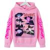 Mädchen Mode Lässiges Sweatshirt Film Neu Kinder K-Pop Dämonenjäger Kapuzenoberteile Kleinkind Mädchen Kleidung KPop DeCasual Mädchenkleidung
