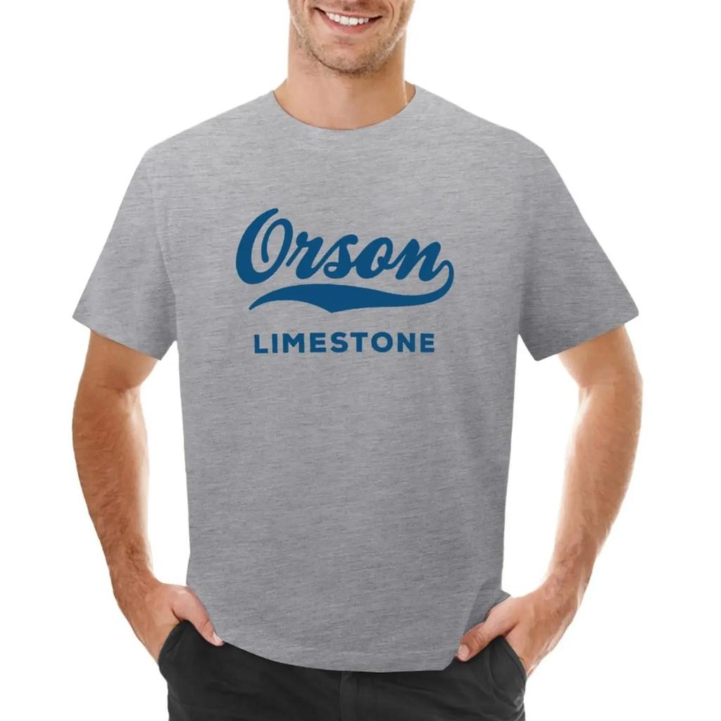 Orson Limestone T-shirt tees vintage heavyweight t shirts for