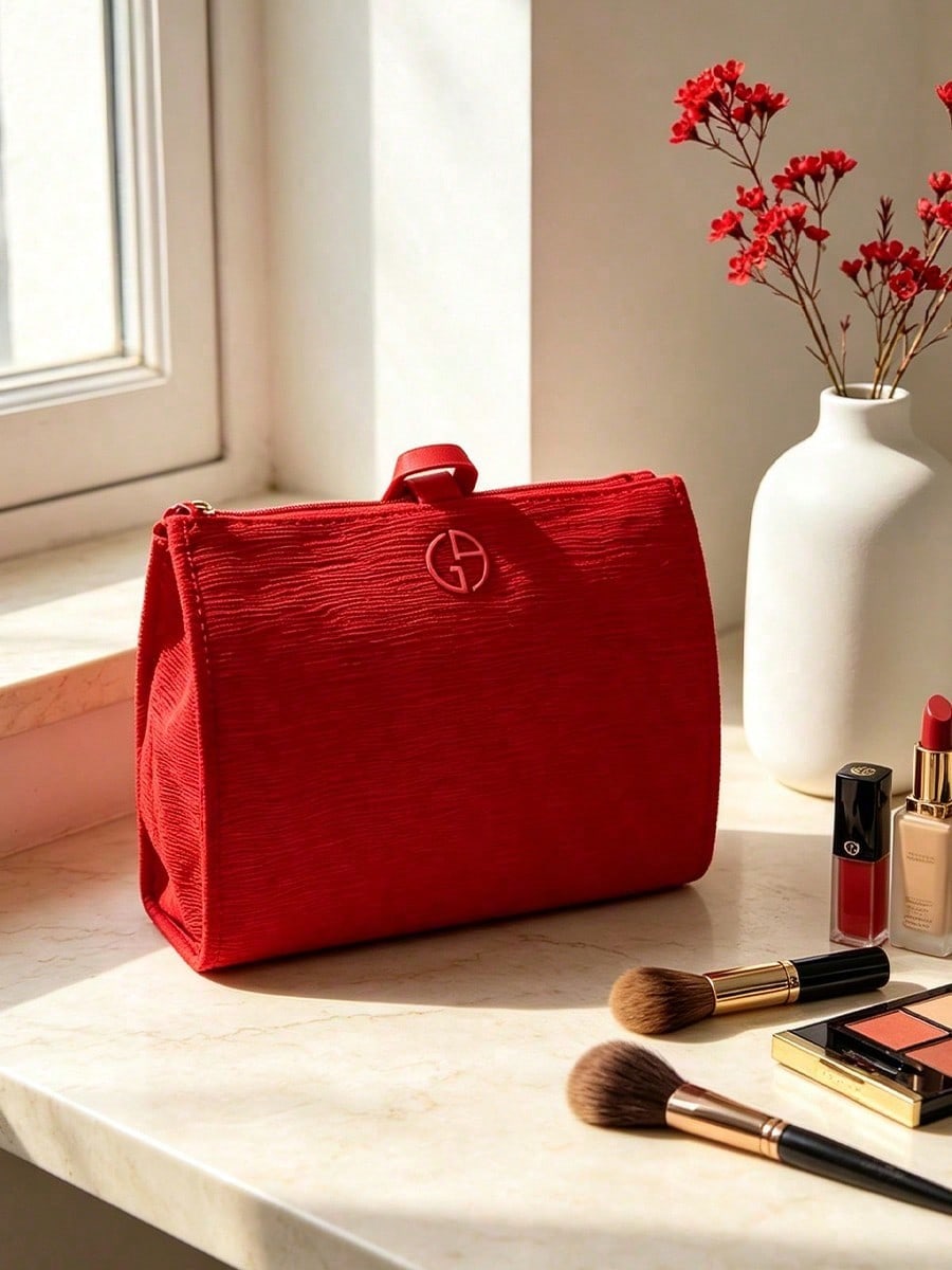 Armani Beauty Gift  Cosmetic Pouch,Zipper