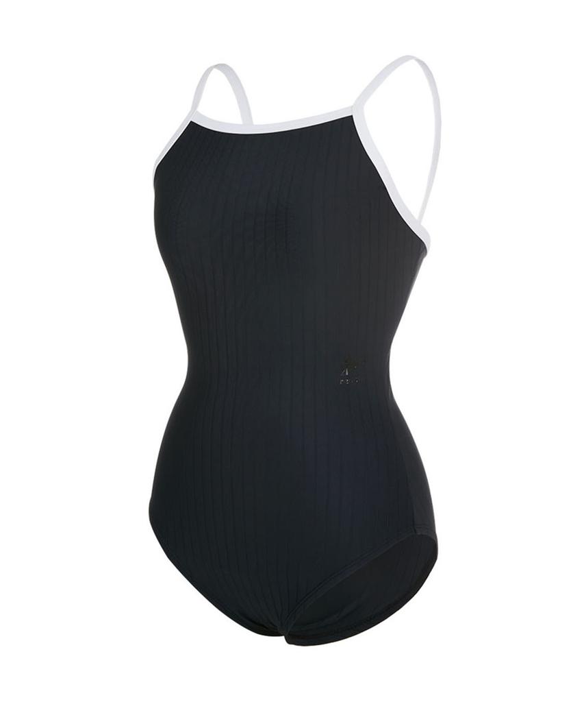 Lenomasuyeongbog Women'S Two-Way One-Piece Swimsuit Black Rn-Ls2G517-Bk