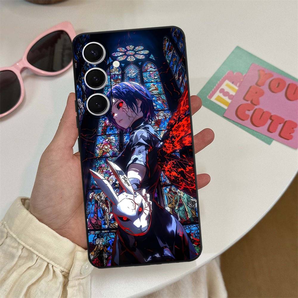 Anime Tokyo Ghoul Phone Case For Samsung S 24 fe 25 Ultra plus 20 lite 21 30 22 23 24 22 Ultra 5G Fundas