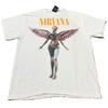 Vintage 1993 Nirvana In Utero XL 90s Band Single Stitch White T-shirt REPRINT