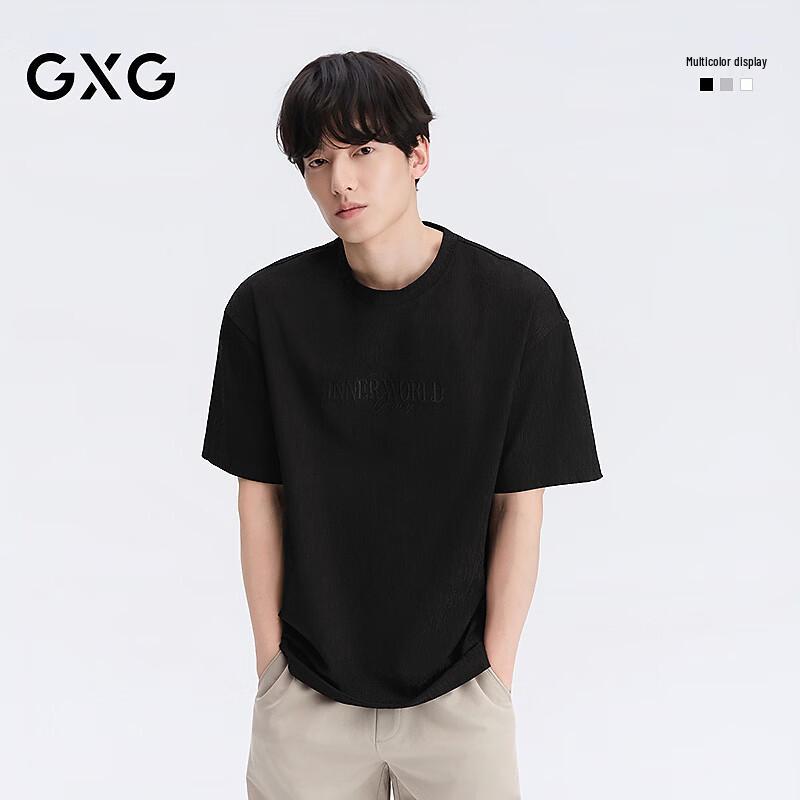 

GXG Men s Textured Round Neck Short Sleeve T-Shirt XXL