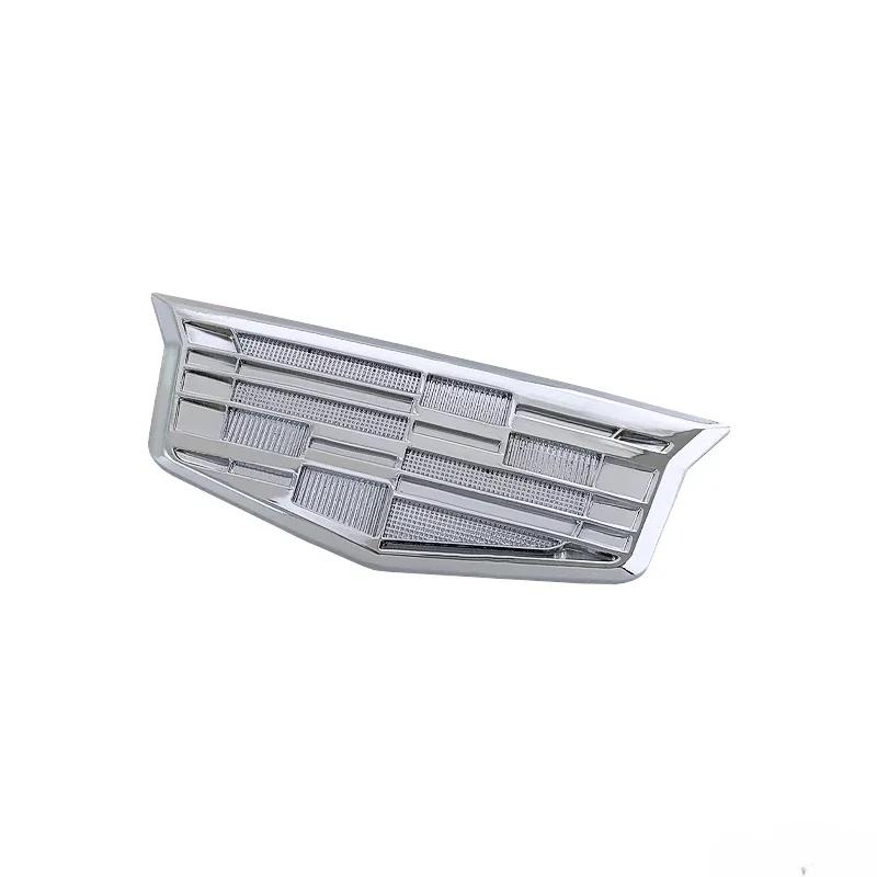 Per Cadillac XT5 ATSL XTS SRX Logo Montante C Finestra Distintivo Lega Metallica 6,3 cm 9,2 cm Emblema Posteriore Bagagliaio Auto Decorazione Adesivo Laterale