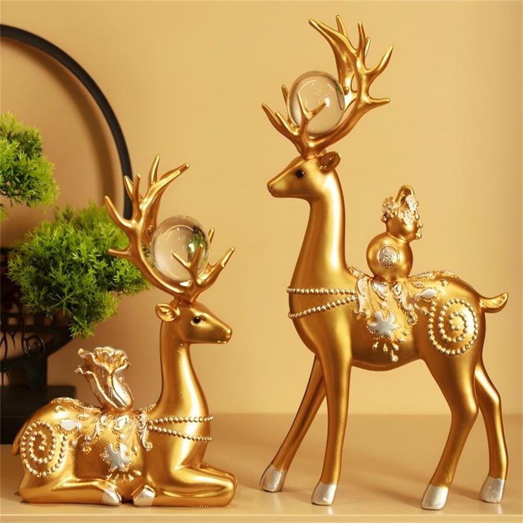Attract Wealth Deer Creative Ornaments