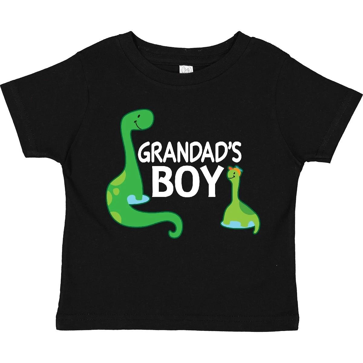 Inktastic Grandads Boy Grandson Dinosaur Toddler T-Shirt Grandad Boys Grandchild 100
