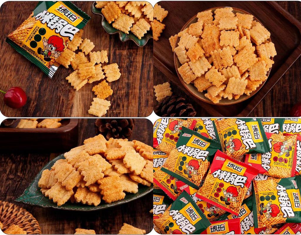 Xiaomi Potato Xiaomi Potato Golden and Crispy Wheat Flavorful Small Mini Pack China Sweets Snacks Freeze Dried Rice Dried Puffed Food Coarse Rice