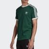 Adidas Clover Vintage Stripes 3-Stripes Crew Neck Tee Men Tops Dark-Green GD9935