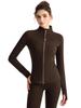 LAHN Women's Long Sleeve Quick Dry Slim Fit Yoga Jacket - Autumn/Winter Athletic Wear