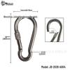 304 Stainless Steel Screw Lock Carabiner Snap Hook Connector