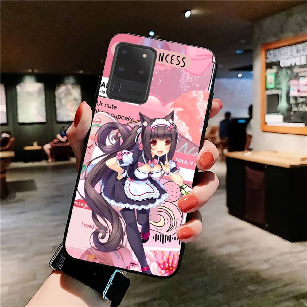Classic Beautiful Girl NEKOAPARA Game Phone Case For Samsung S 9 10 20 21 22 23 30 23 24 Plus Lite Ultra FE S10lite Funda