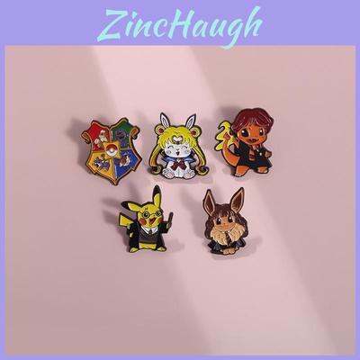 Cute Cartoon Character Badge With Adorable Little Fire Dragon Design For Fashionable Brooch Lovers