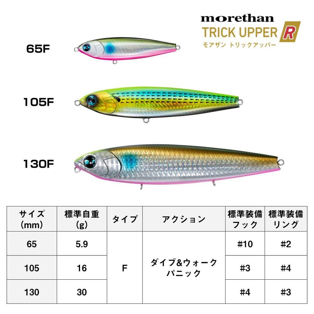 Daiwa MT Trick Upper R105F W Gold Rainbow