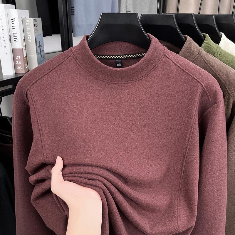 Men's Thickened 520g German Fleece Hoodie - Heavyweight, Warm, Casual Long Sleeve Base Layer for Autumn/Winter 2025