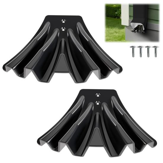Yousheng Gutter Downspout Diverter Rain Gutter Disperser Gutter Downspout Extension for 3"x 4" And 3" X 2" Downspout Rainwater Dispersal