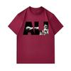 Herren 100% Baumwolle Rundhals Kurzarm T-Shirt, Retro Boxkampf Kämpfer Print Lässig Bequem Weiches Tee für Tägliche Streetwear Sommer Lässige Oberteile