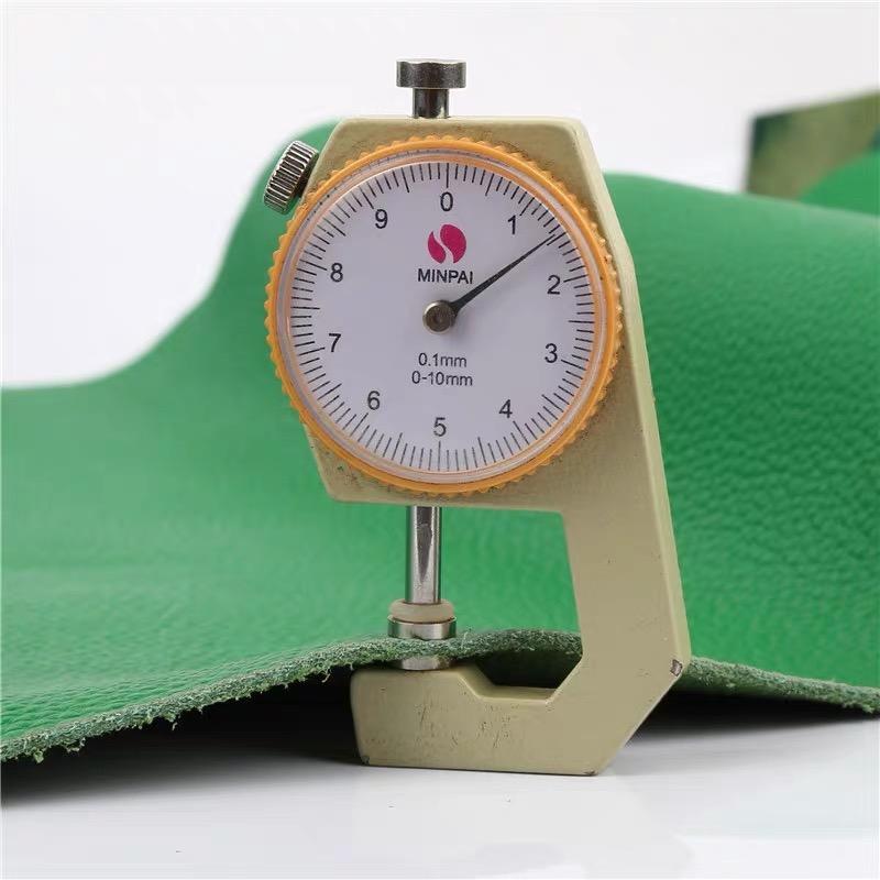 1.5mm thick head layer cowhide leather material bean green genuine leather grass green deep green dark green whole cowhide
