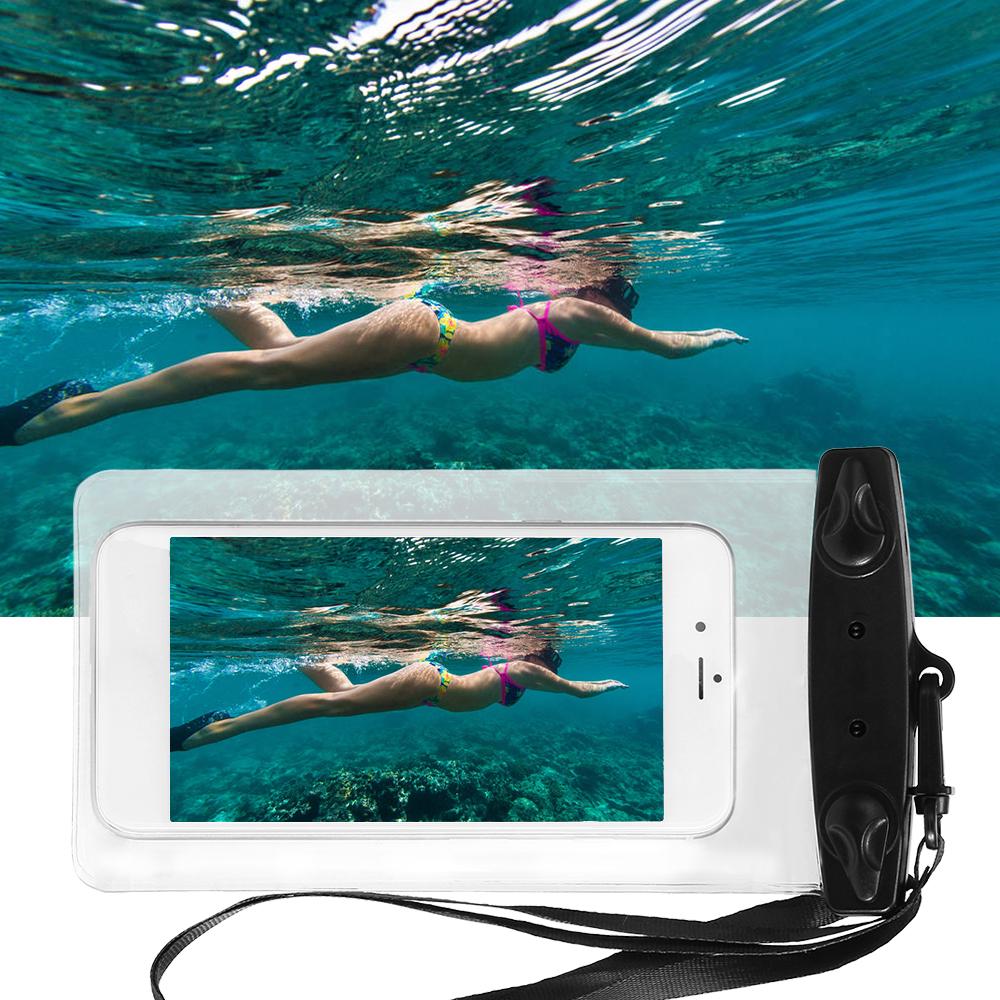 15L Waterproof Dry Bag with Phone Case Bag Roll Top Dry Sack For Kayaking Boating Fishing Surfing Swimming Rafting