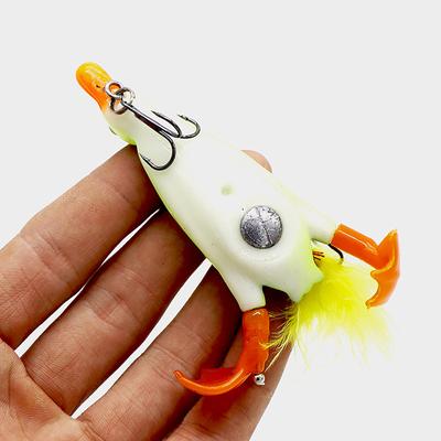 59Mm 14G Floating 3D Suicide Duck Fishing Lures For Bass Pike Lifelike Bait Whop