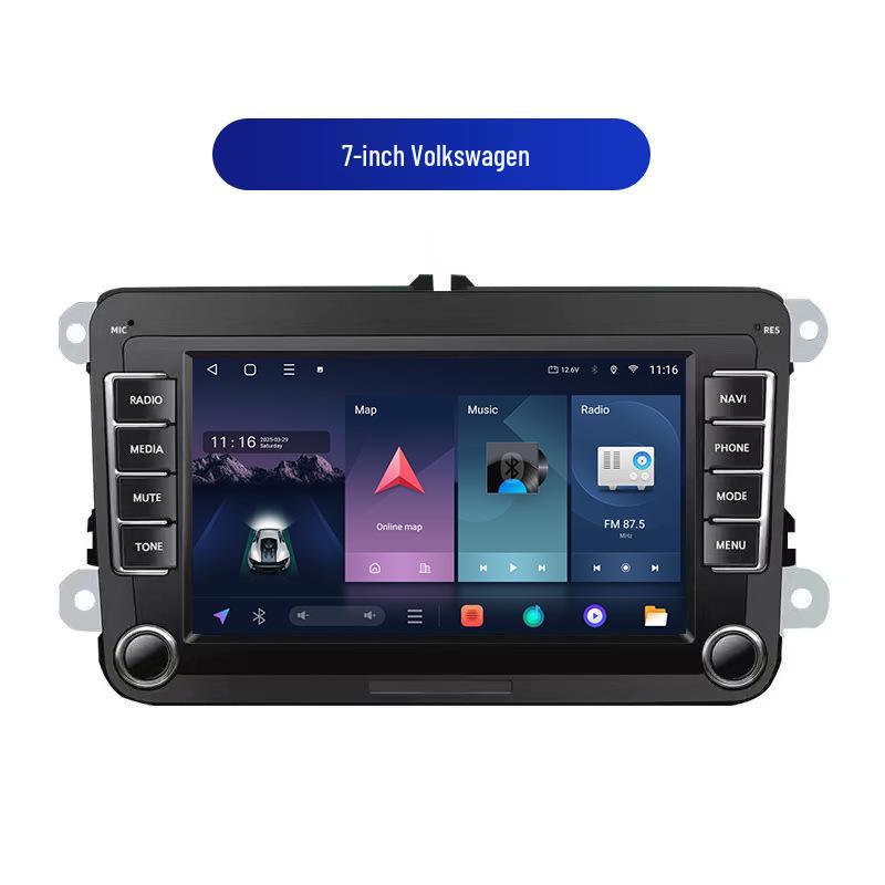 7 To 9-Inch Volkswagen Universal Car Navigation System with Button Controls, Android GPS All-in-One