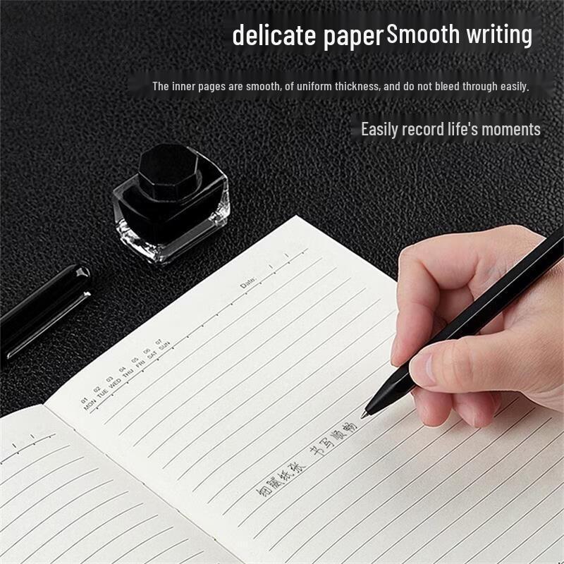 JINGRUIXIANG Miękki Skórzany Notes A5