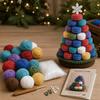 3D Knitted Christmas Tree Craft Set Sports Ball Christmas Tree Material Kit  Home Decoration