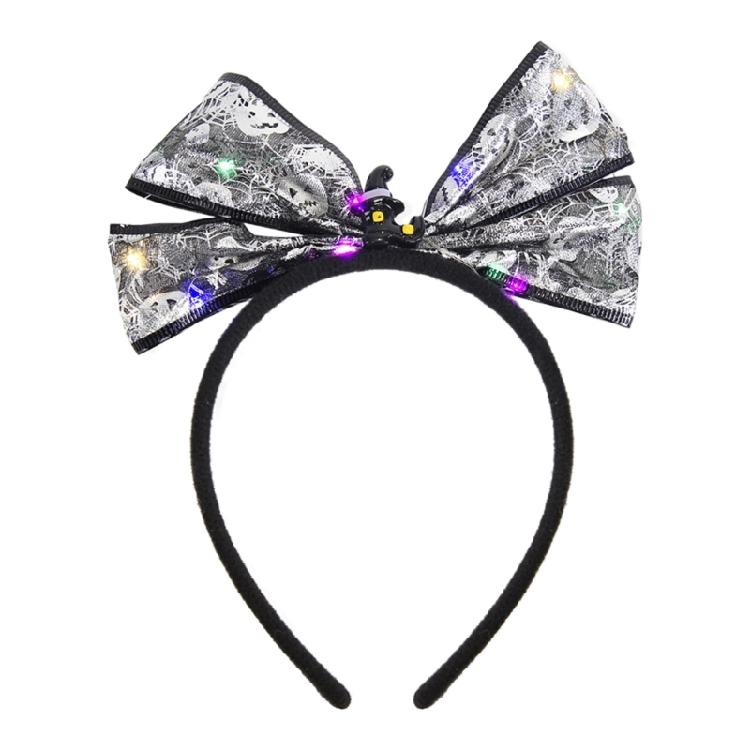 Teen Girl Photography Headbands Spooky Bowknot Shape Hairband Adult Headpiece Carnivals Party Role Play Costume Tool