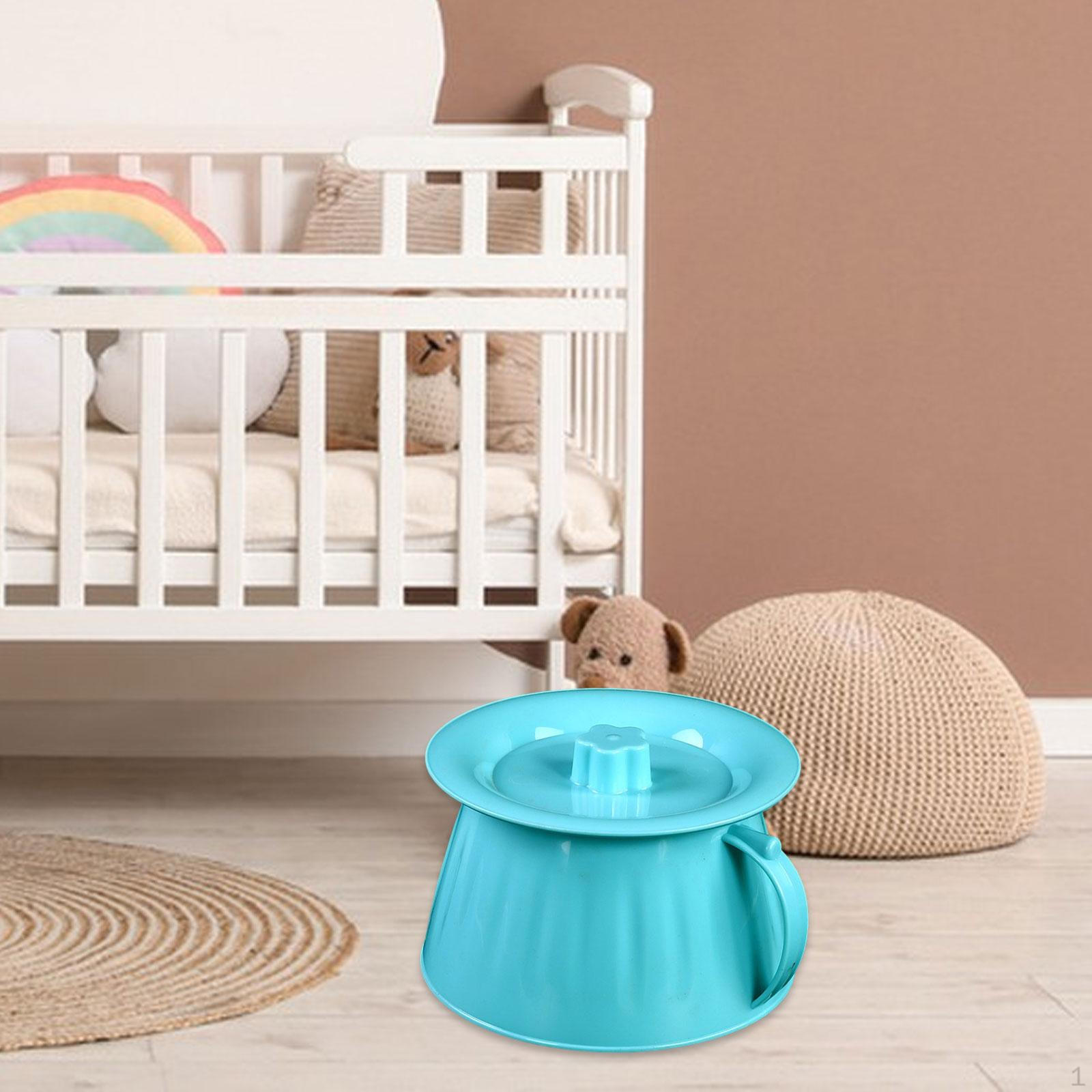 

Spittoon Urinal Pot Pee Container Potty Bedet for Bedside Travel Camping Bedroom синий