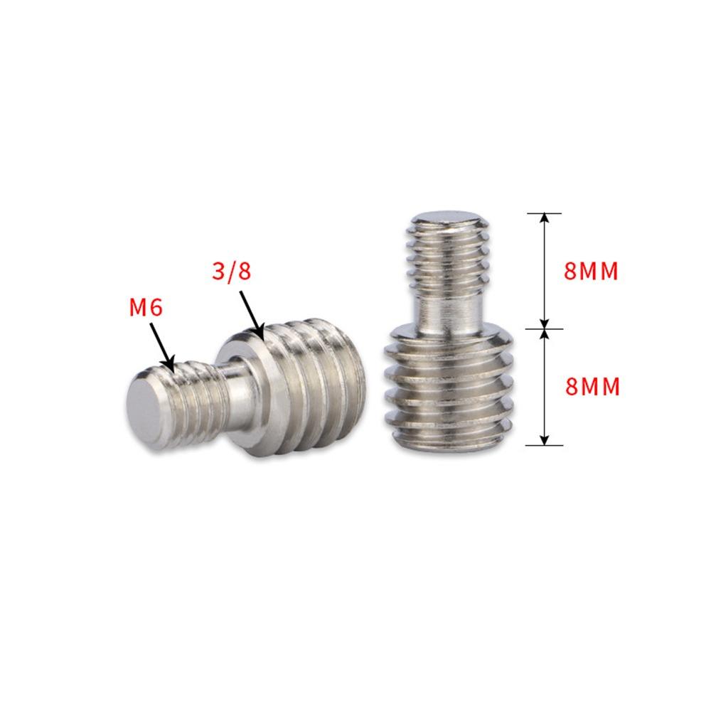 

Camera Gear Camera Conversion Screw M6 1/4 Male to 3/8 Tripod Mount Adapter Screw Monopod M6 to 3/8