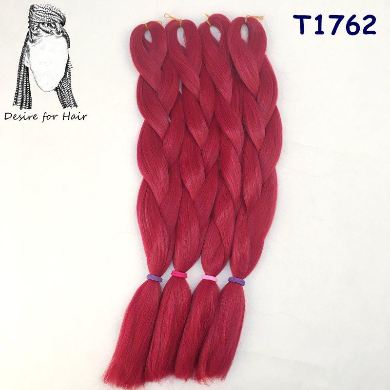 Große Menge auf Lager 24 Zoll 80g Weiche Seidige Synthetische Haarverlängerungen für Häkelzöpfe Haarherstellung Jumbo Braiding Synthetisch