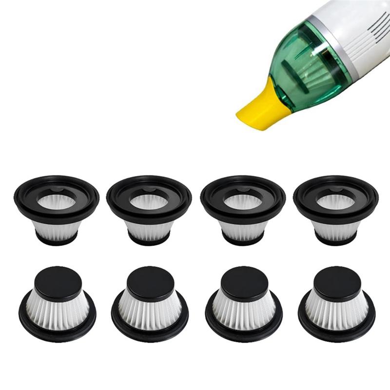 A65T-For Horse Power For Duck Vac 8 Pack Replacement Compact Cordless Vacuum Filters For Duck Vacuum Cleaner
