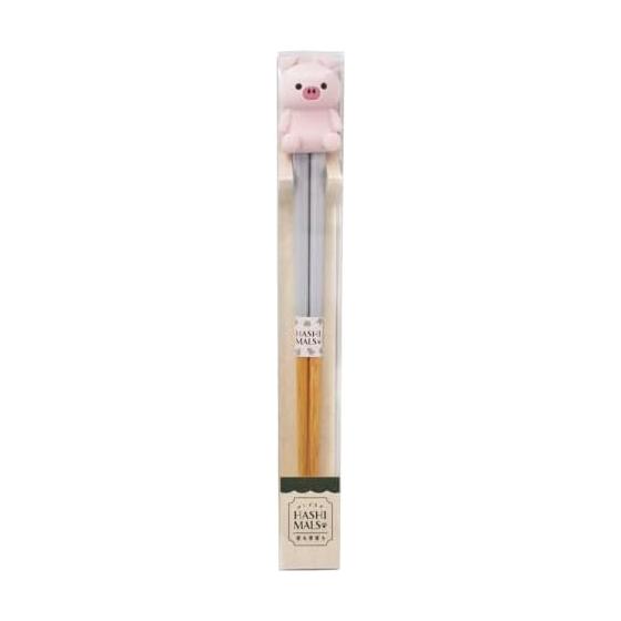 Ishida Hashimaruzu Pig Gray 21cm Chopsticks