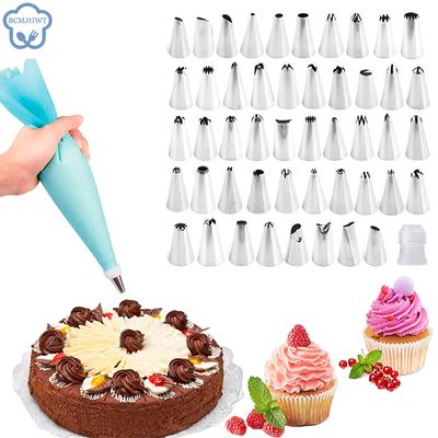 15pcs Grass Rose Petal Leaves Nozzles Piping Cake Decorating Tool  Kitchen Accessories Reusablediy Cake Kit Icing Piping Tips