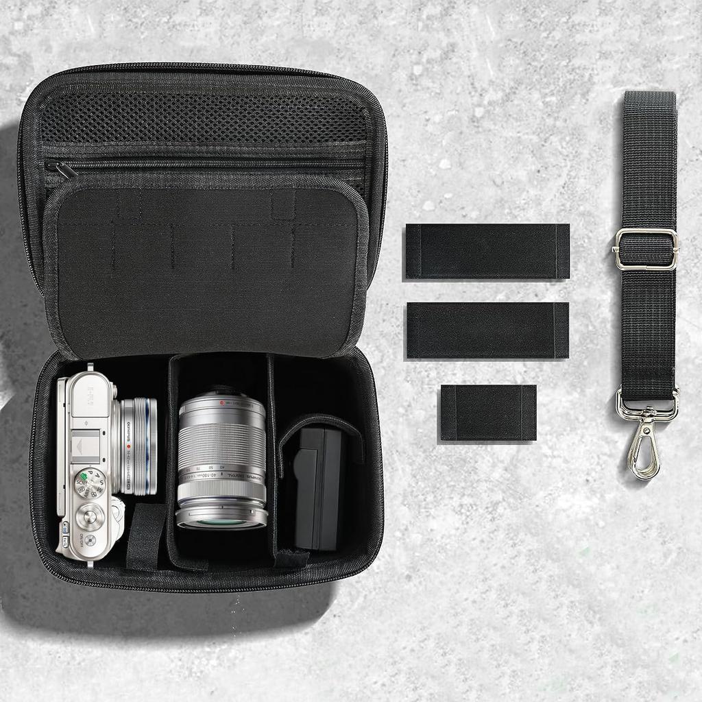 ANGVI Storage Bag for Sony Vlogging and Sold Camera and Accessories Not Cameras, ZV-1, ZV-E10, ZV-1F (Bag Separately, Included) (Standard Size)