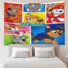 Custom Name PAW Patrol Print Tapestry, Backdrop, Easy Setup, Ideal for Bedroom, Office & Living Room, with Aesthetic Wall Hanging Decor.