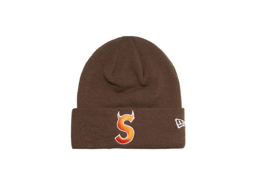 Supreme New Era S Logo Beanie Brown (22FW) One-Size