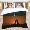 Custom Valentine'S Day Duvet Cover With Pillowcases Microfiber Photo 3D Digital Printed Bedding Set Full Queen King