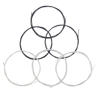 Sostituzione corde in fibra di nylon nera leggera per chitarra classica C101