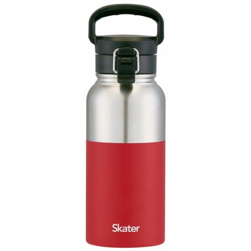 Skater Sports Bottle with Handle, Stainless Steel Water Bottle, Large Capacity, 900ml, Red, SDH9