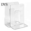 Office Desk Accessories for Book Clear Acrylic File Holder, L-Shaped Organizer, Sturdy Desktop Plastic Dividers Folder Rack, Documents Magazines