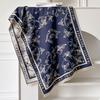 Scarf Women'S Winter Flowers Versatile Premium Feeling Imitation Cashmere Tassel Letter Large Shawl Trend Warm Scarf